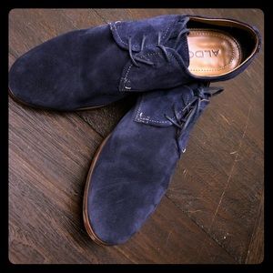 Aldo’s MENS suede shoes.